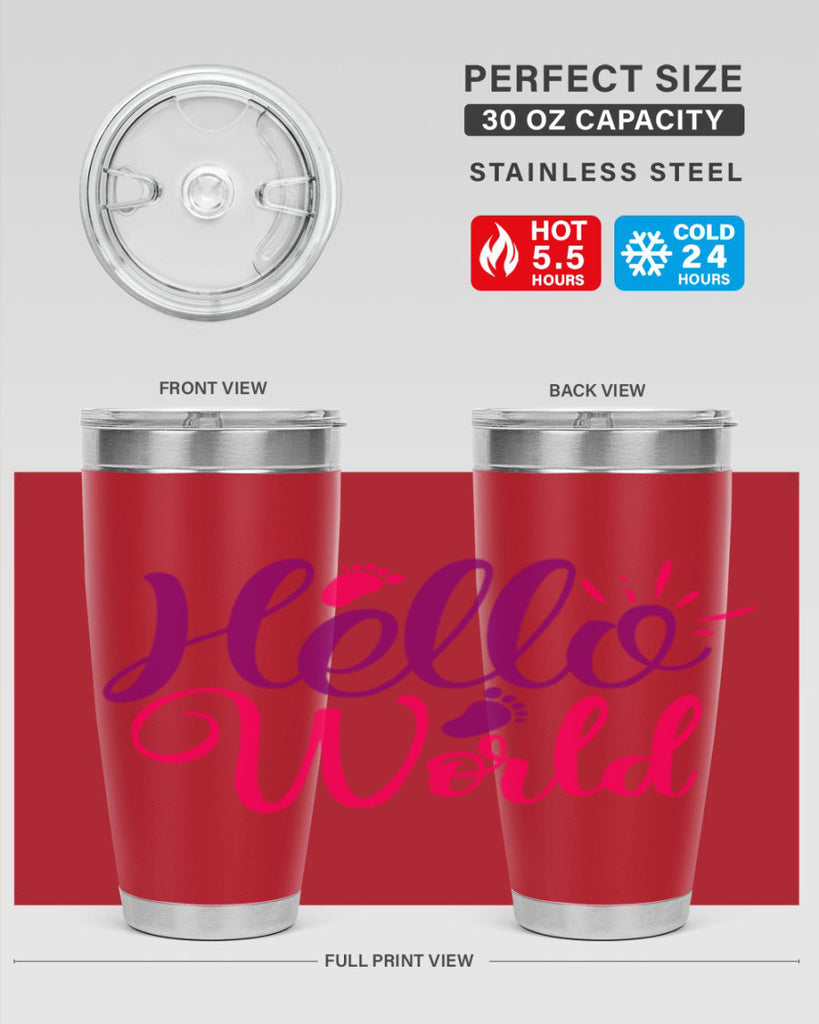 Hello World Style 260#- baby- tumbler