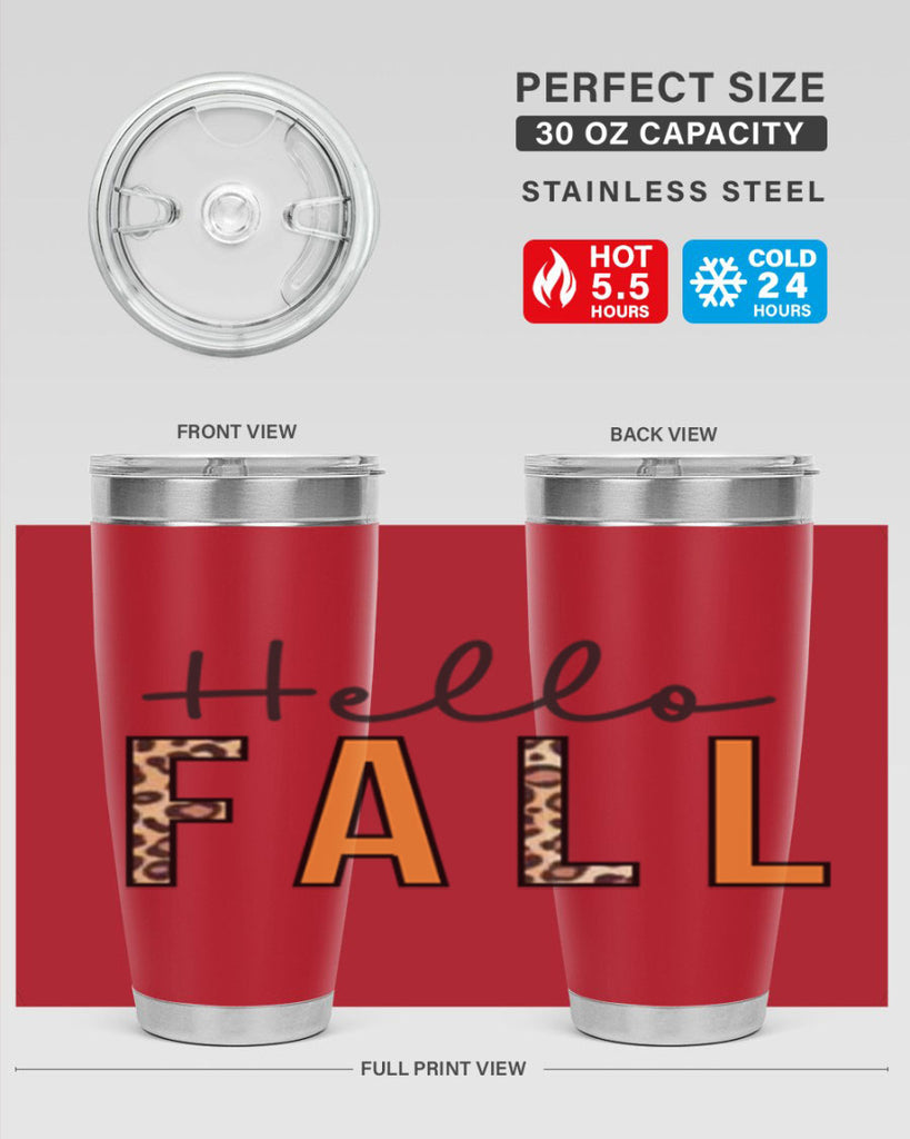 Hello fall 276#- fall- Tumbler