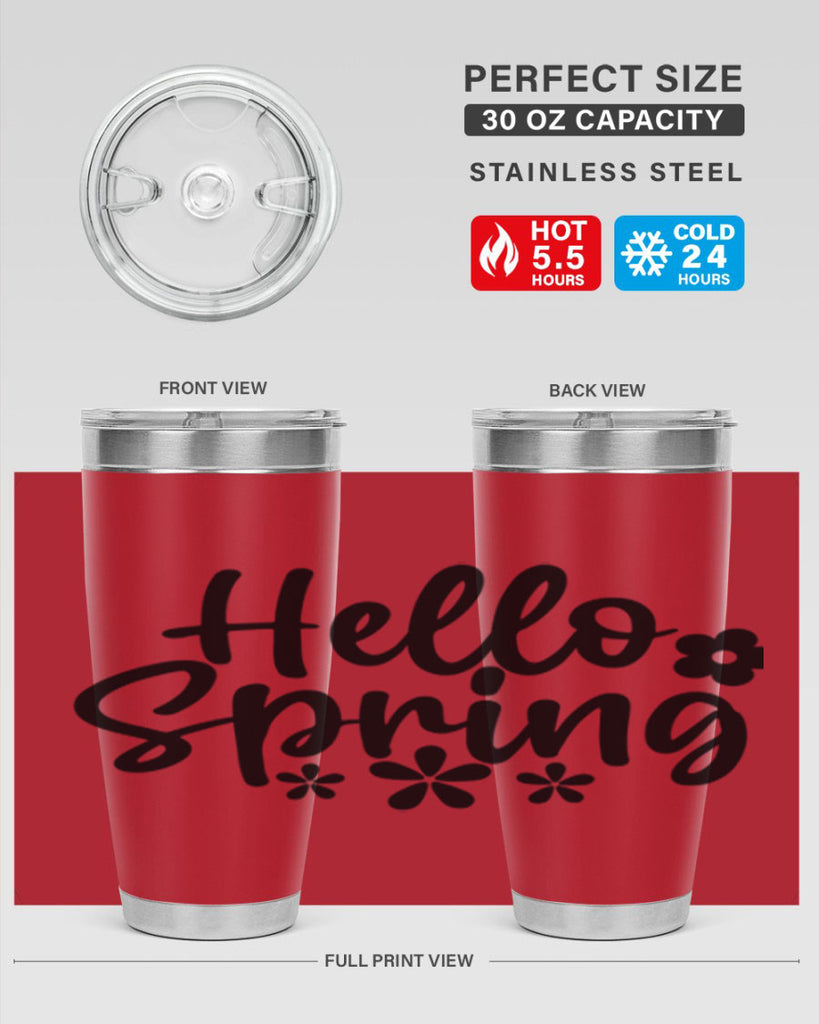 Hello spring  design 232#- spring- Tumbler