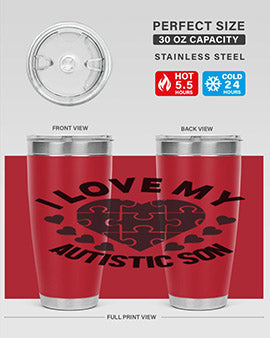 I love my Style 46#- autism- Tumbler