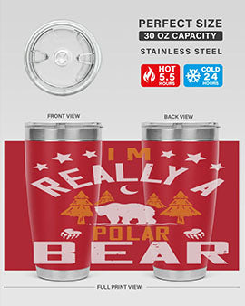 I'm really a polar bear 17#- Bears- Tumbler