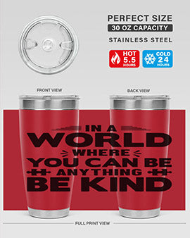 In a world Style 48#- autism- Tumbler