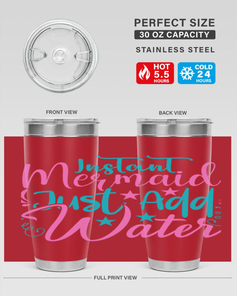 Instant Mermaid Just Add Water 271#- mermaid- Tumbler