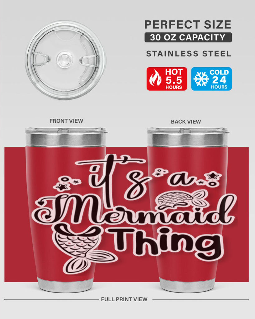 Its A Mermaid Thing 285#- mermaid- Tumbler