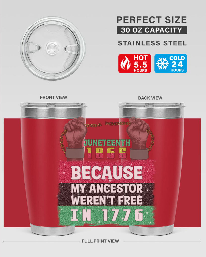 Juneteenth 1865 Ancestor 4#- Juneteenth- tumbler
