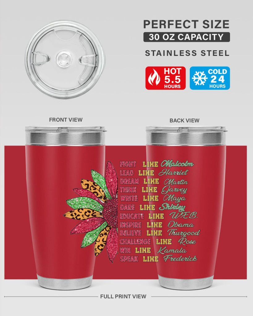Juneteenth Sunflower Design 17#- Juneteenth- tumbler