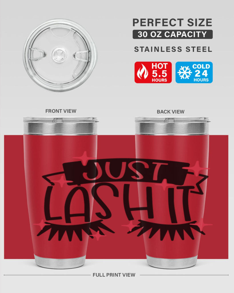 Just Lash It Style 77#- make up- Tumbler
