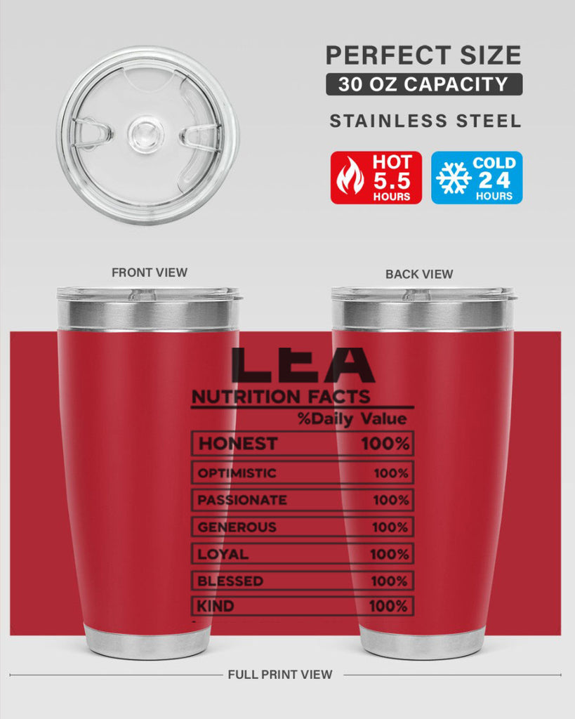Lea Nutrition Facts 276#- zodiac- Tumbler