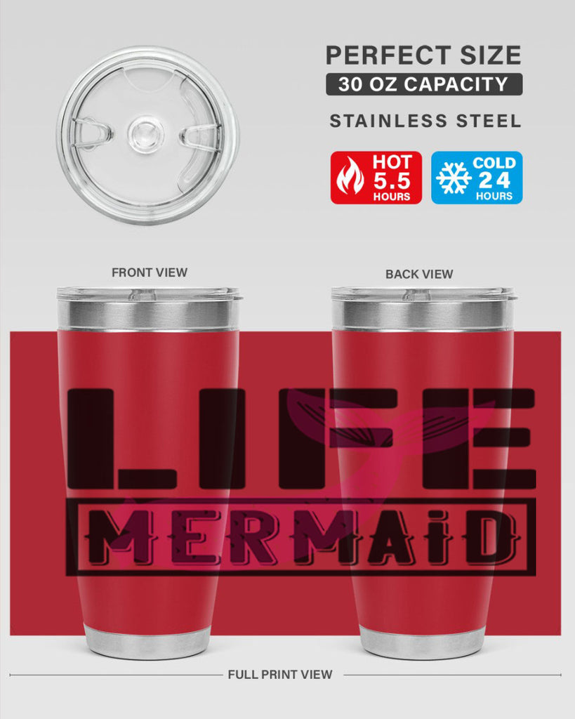 Life mermaid 303#- mermaid- Tumbler
