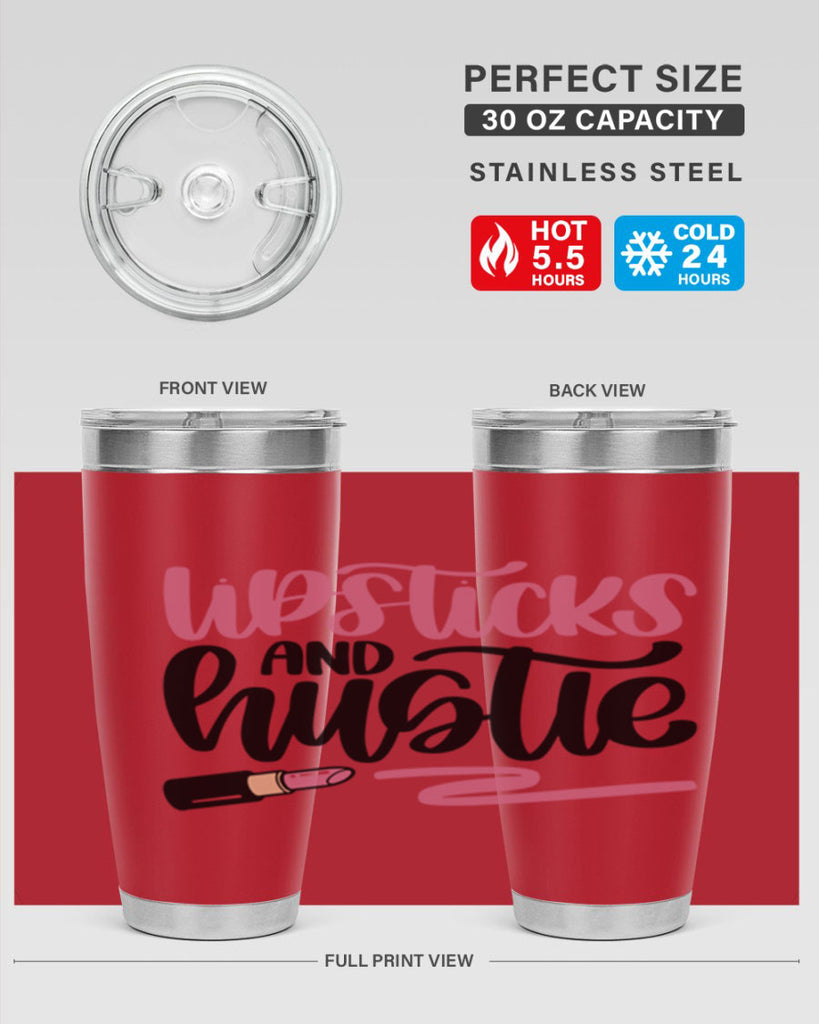 Lipstick And Hustie Style 58#- make up- Tumbler