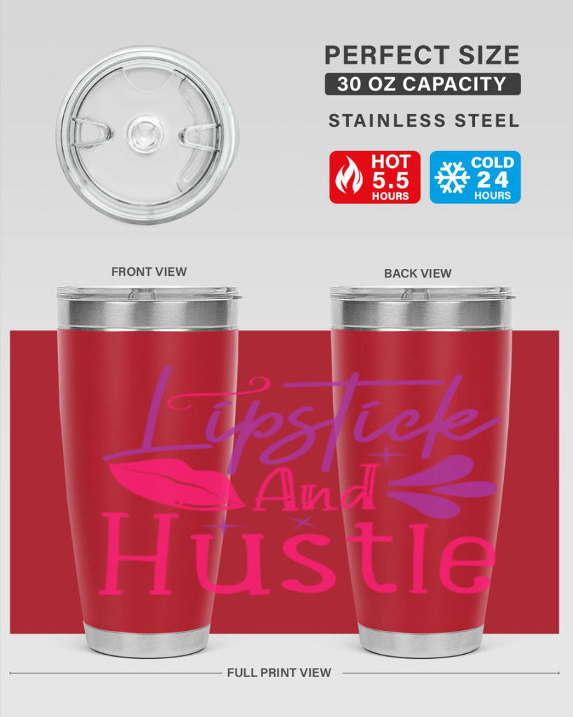Lipstick And Hustle Style 229#- make up- Tumbler