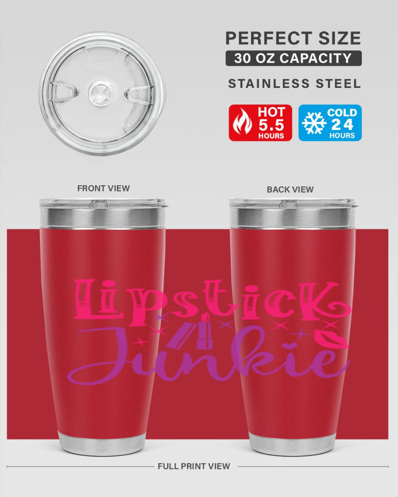 Lipstick Junkie Style 228#- make up- Tumbler