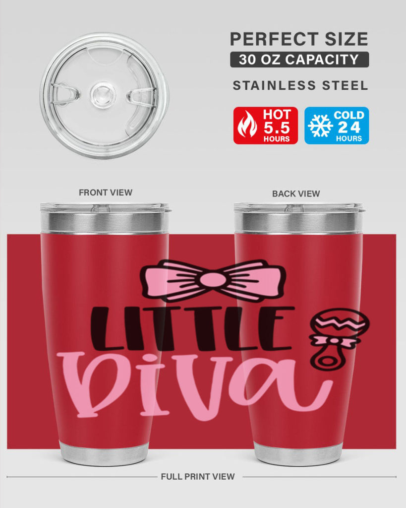 Little Diva Style 63#- baby- tumbler