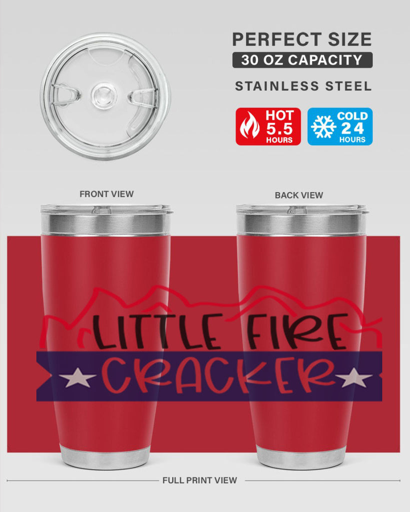 Little Fire Cracker Style 161#- Fourt Of July- Tumbler