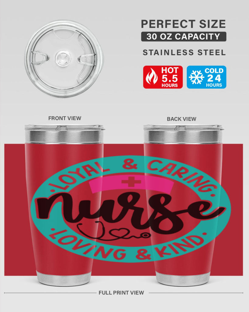 Loyal Caring Nurse Loving Kind Style Style 133#- nurse- tumbler