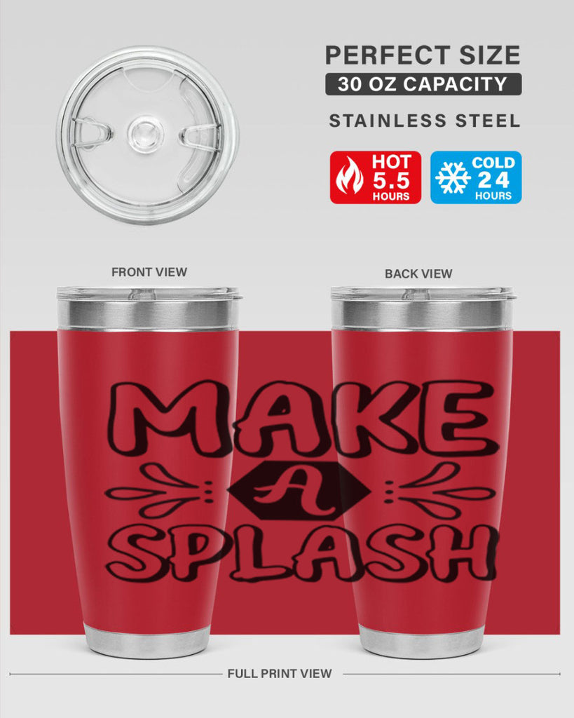 Make a splash 310#- mermaid- Tumbler
