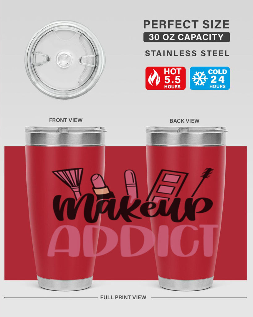 Makeup Addict Style 55#- make up- Tumbler
