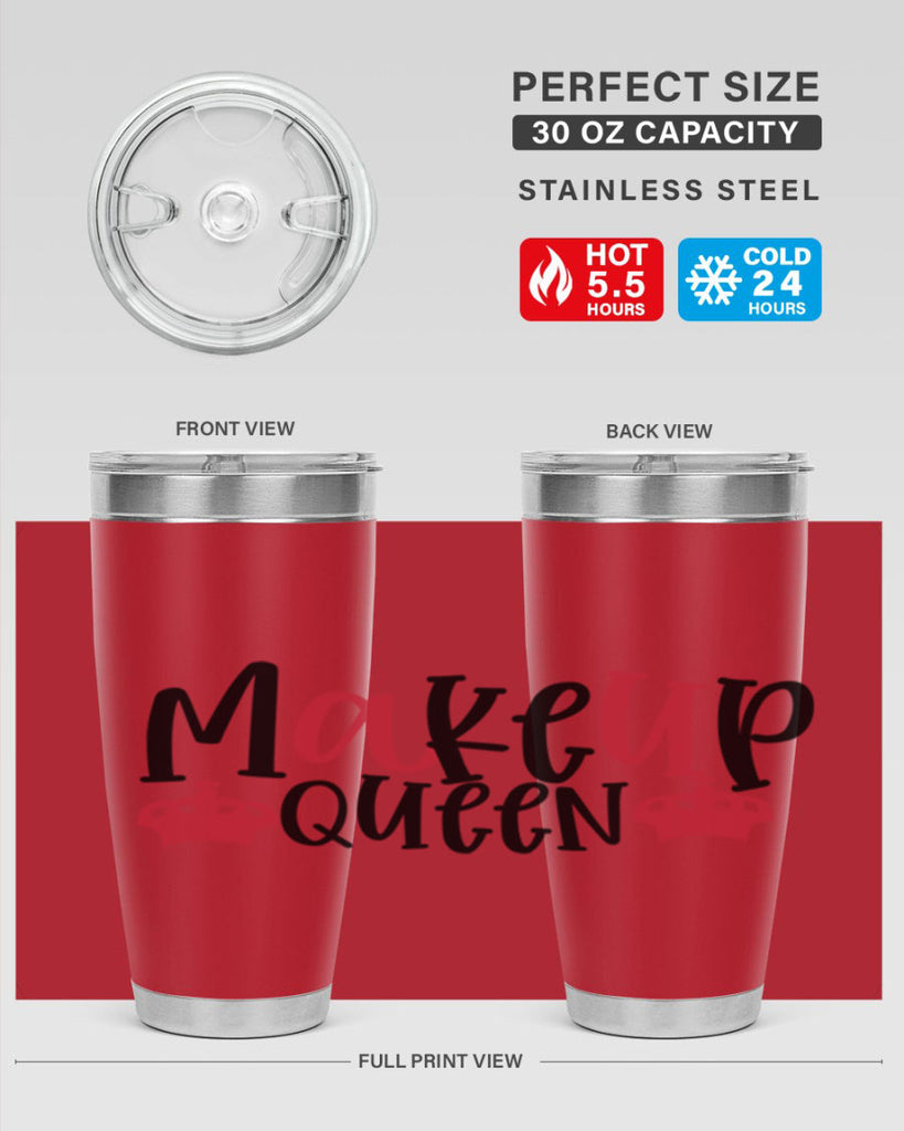 Makeup Queen design Style 223#- make up- Tumbler