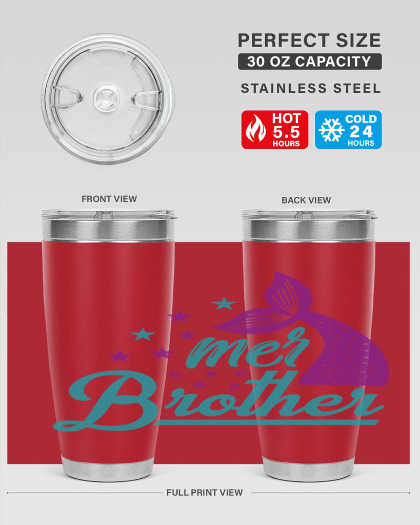 Mer Brother 323#- mermaid- Tumbler