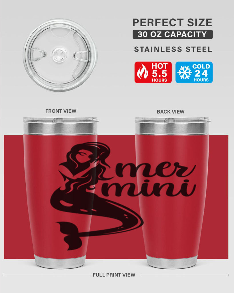 Mer mini 352#- mermaid- Tumbler