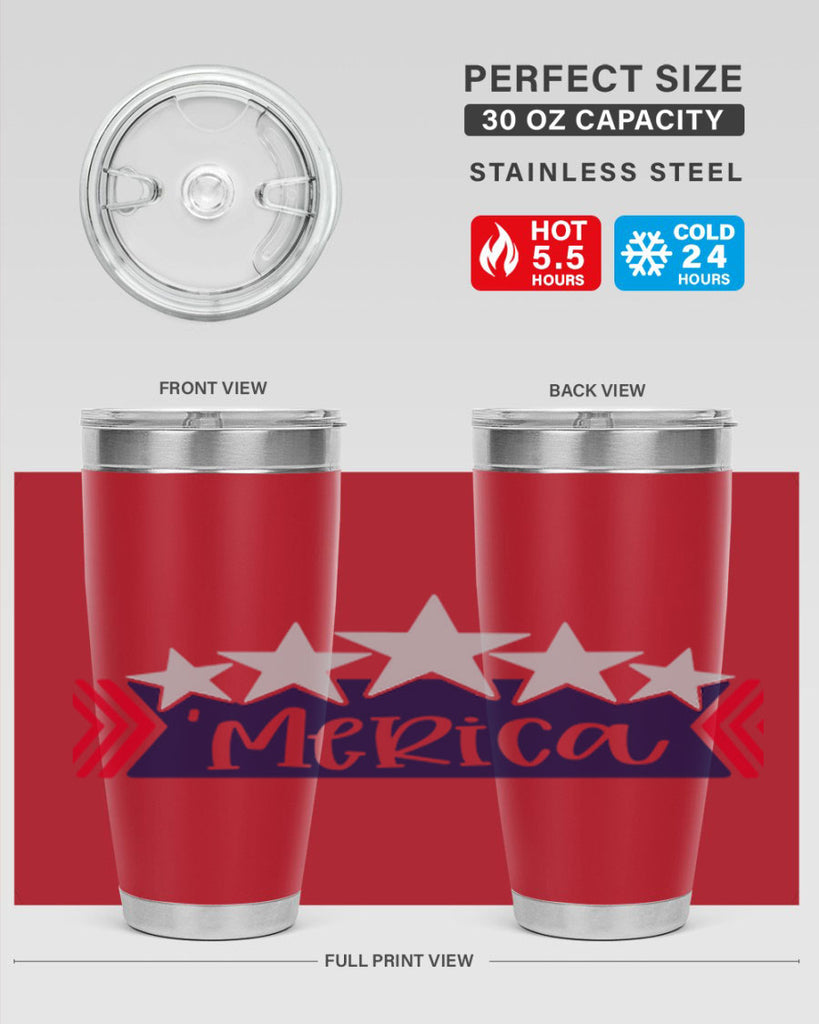 Merica Style 135#- Fourt Of July- Tumbler