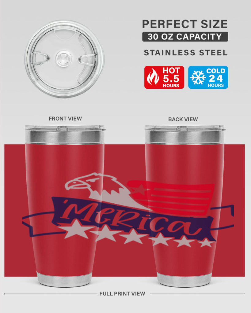 Merica Style 136#- Fourt Of July- Tumbler