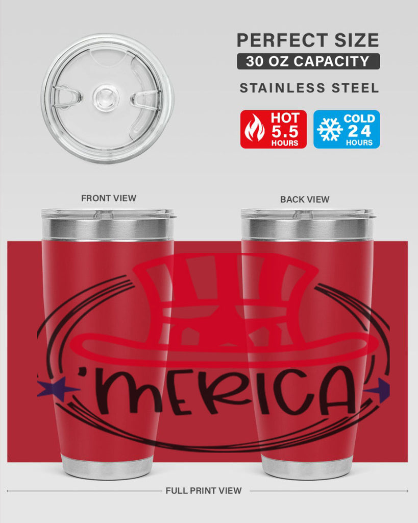 Merica Style 138#- Fourt Of July- Tumbler