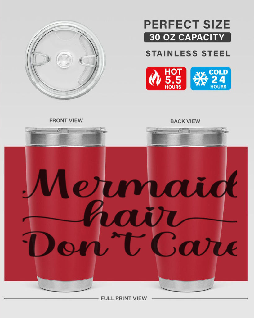 Mermaid hair dont care 412#- mermaid- Tumbler