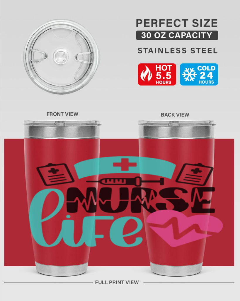 Nurse Life Style Style 106#- nurse- tumbler