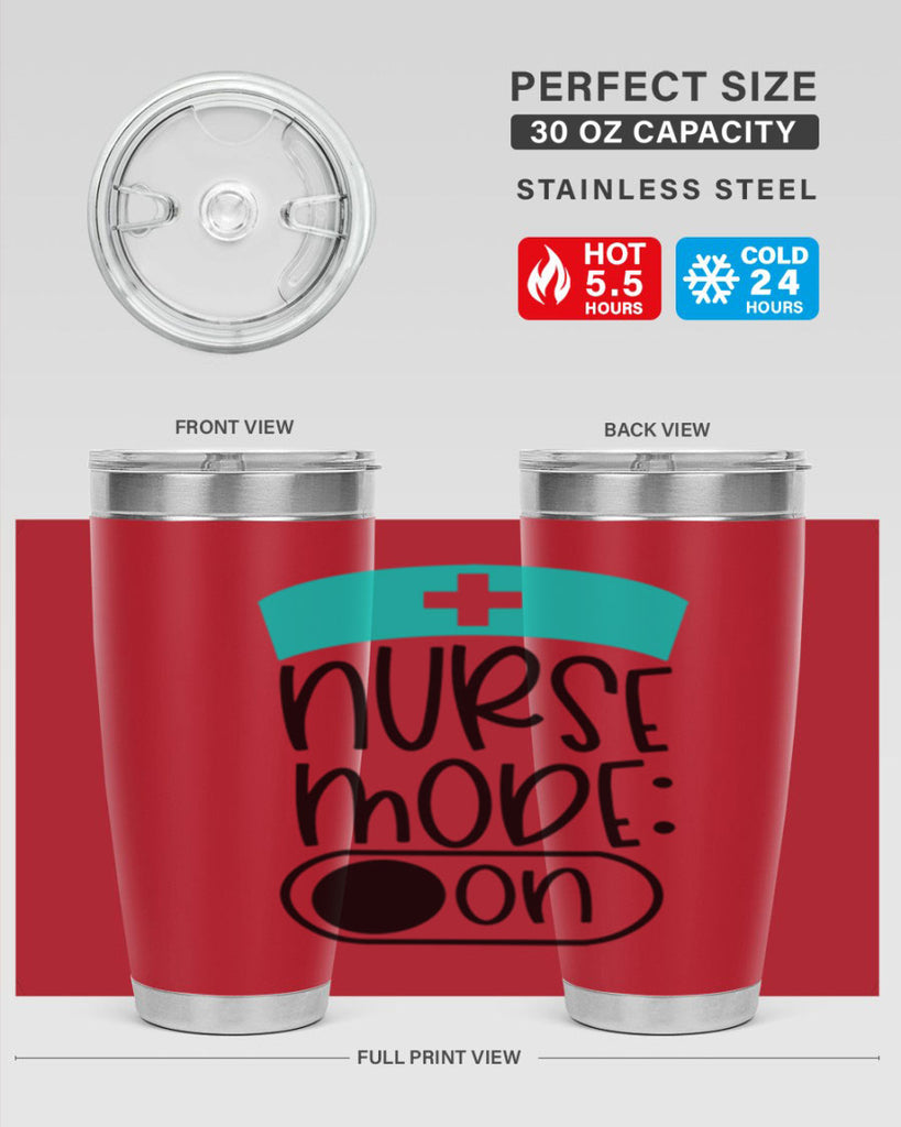 Nurse Mode On Style Style 103#- nurse- tumbler