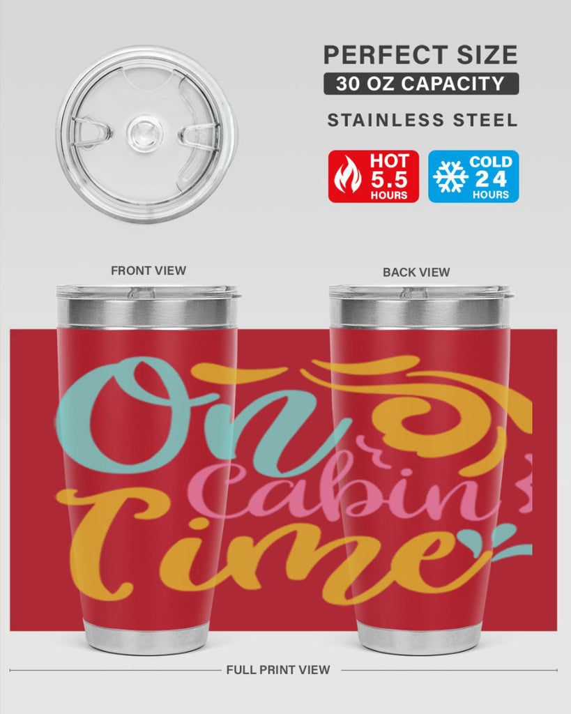 ON CABIN TIME Style 59#- summer- Tumbler