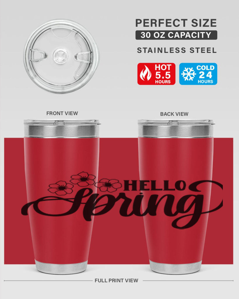PNG_Hello Spring393#- spring- Tumbler