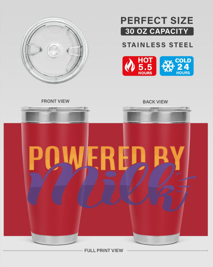 Powered By Milk Style 204#- baby- tumbler