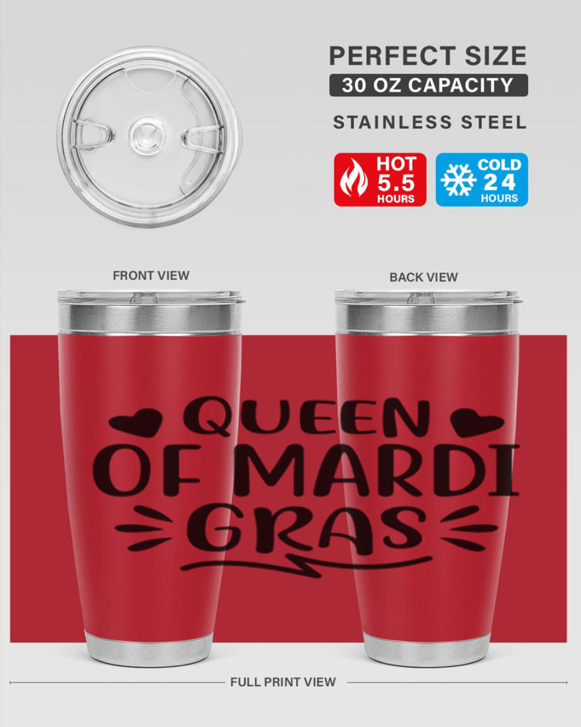 Queen Of Mardi Gras 133#- fashion- Cotton Tank