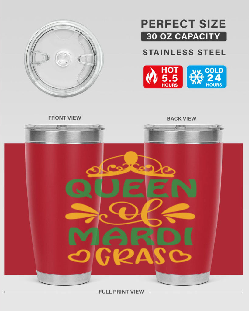 Queen Of Mardi Gras 134#- fashion- Cotton Tank