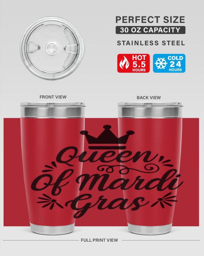 Queen Of Mardi Gras 135#- fashion- Cotton Tank