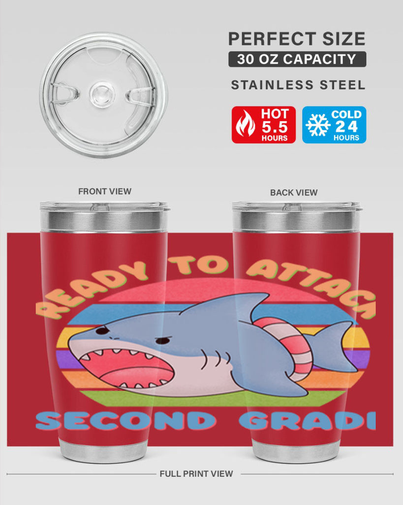 Ready to Attack 2nd Grade 19#- second grade- Tumbler