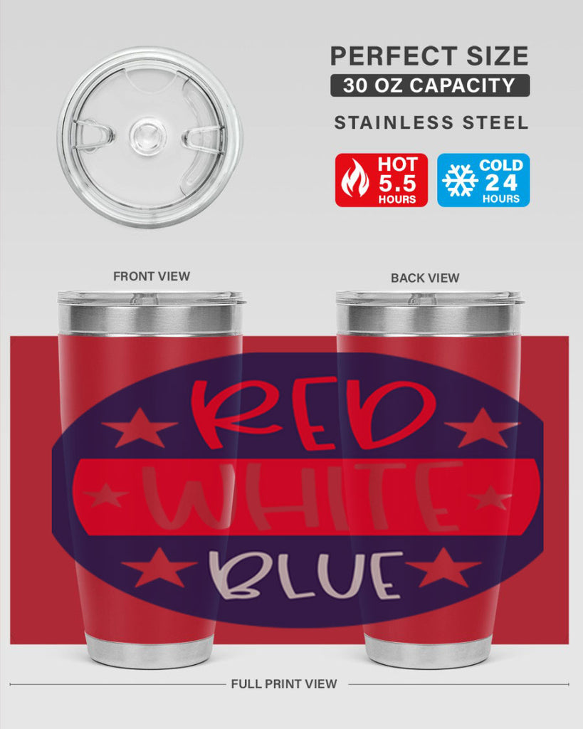 Red White Blue Style 170#- Fourt Of July- Tumbler