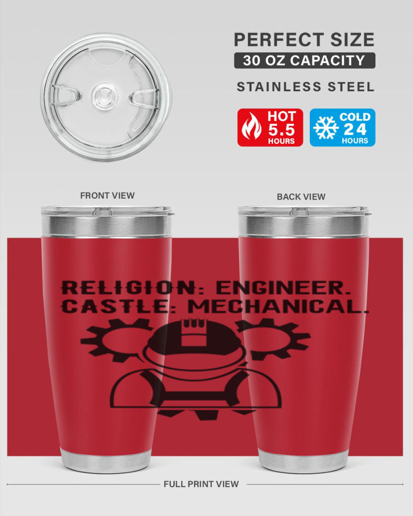 Religion Style 5#- engineer- tumbler