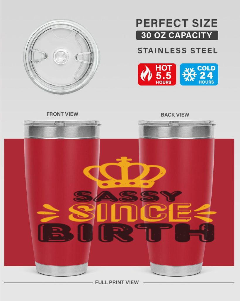 Saddy since birth Style 16#- baby shower- tumbler