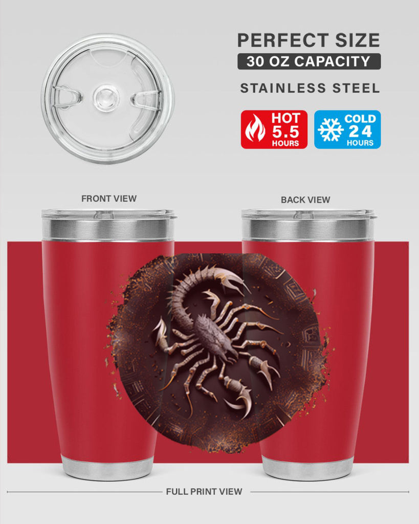 Scorpius 467#- zodiac- Tumbler
