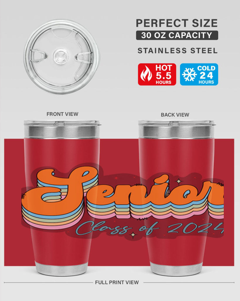 Senior class of 2024 18#- 12th grade- Tumbler
