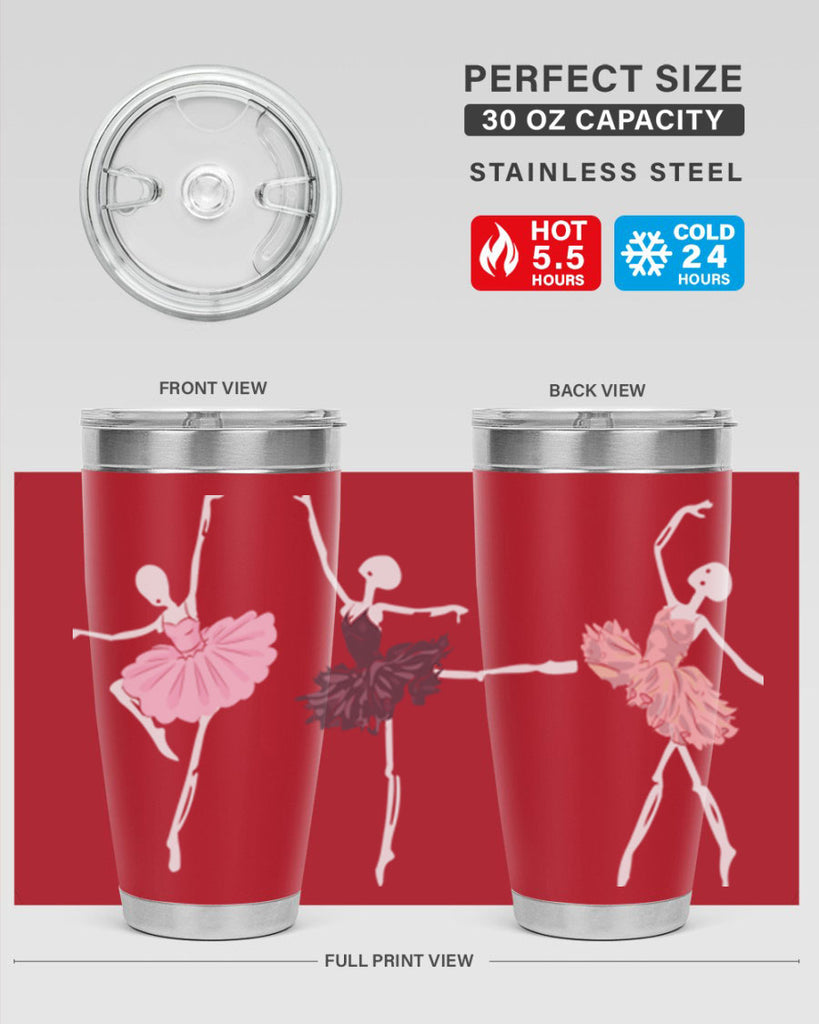 Skeleton Ballerinas Ballet Halloween Ballet 79#- ballet- Tumbler