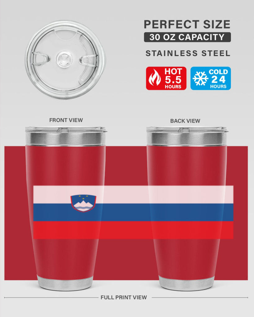 Slovenia 39#- world flags- Tumbler
