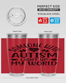 Some one with Style 50#- autism- Tumbler