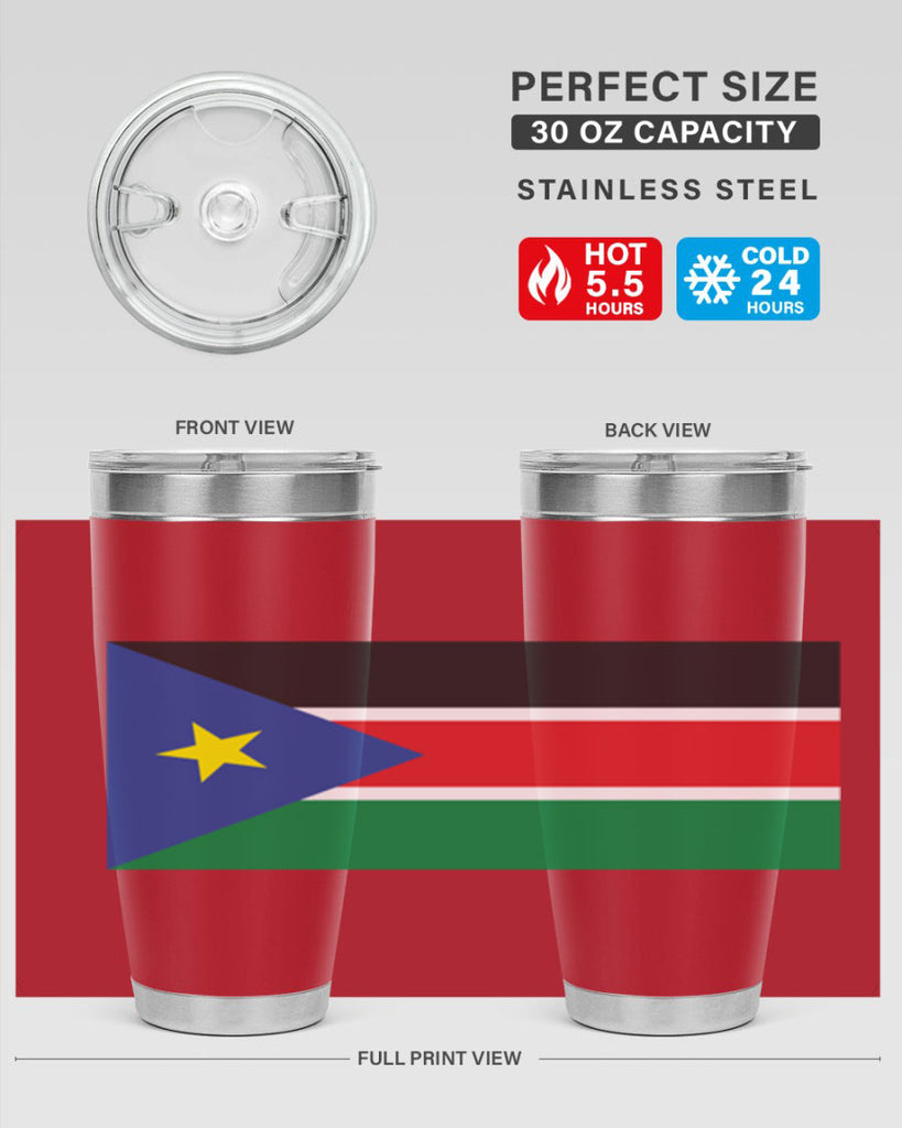 South Sudan 34#- world flags- Tumbler