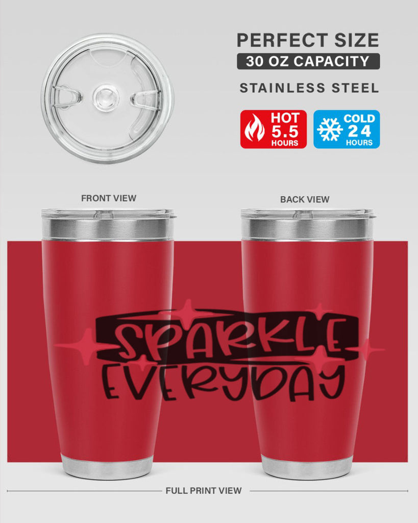 Sparkle Everyday Style 20#- make up- Tumbler