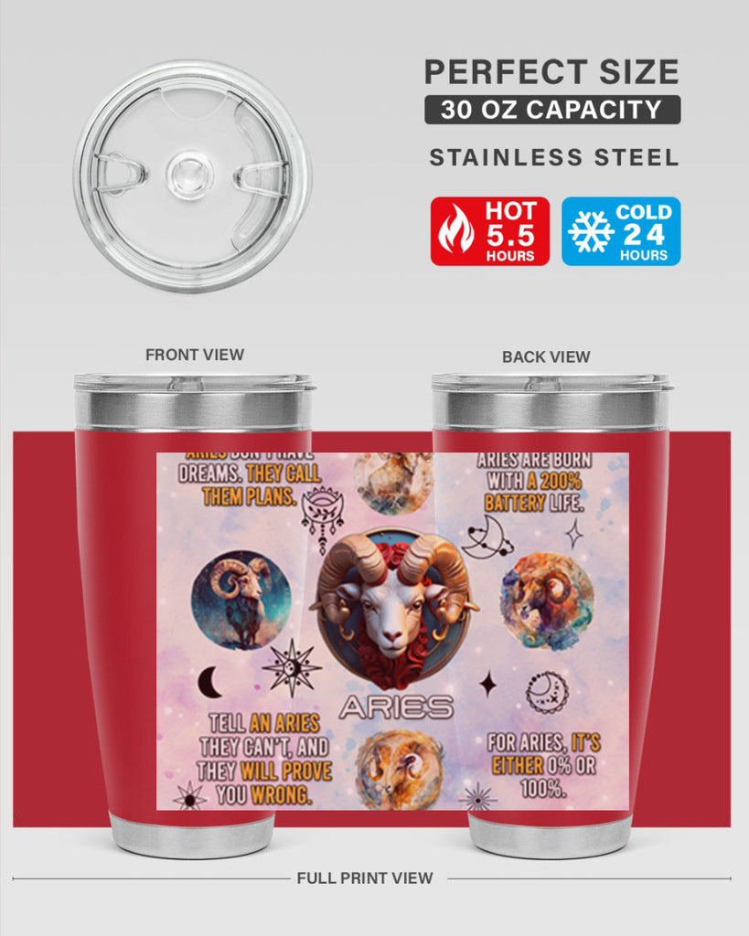 StraightAries 469#- zodiac- Tumbler