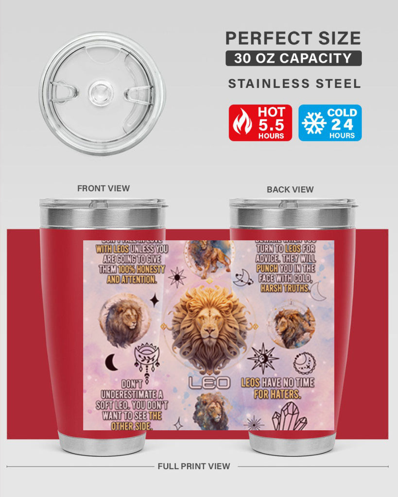StraightLeo 473#- zodiac- Tumbler