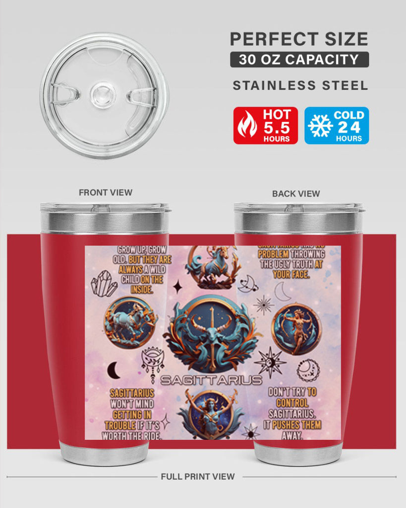 StraightSaggitarius 476#- zodiac- Tumbler